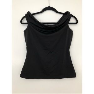 Susana Monaco Black Off the Shoulder Top
